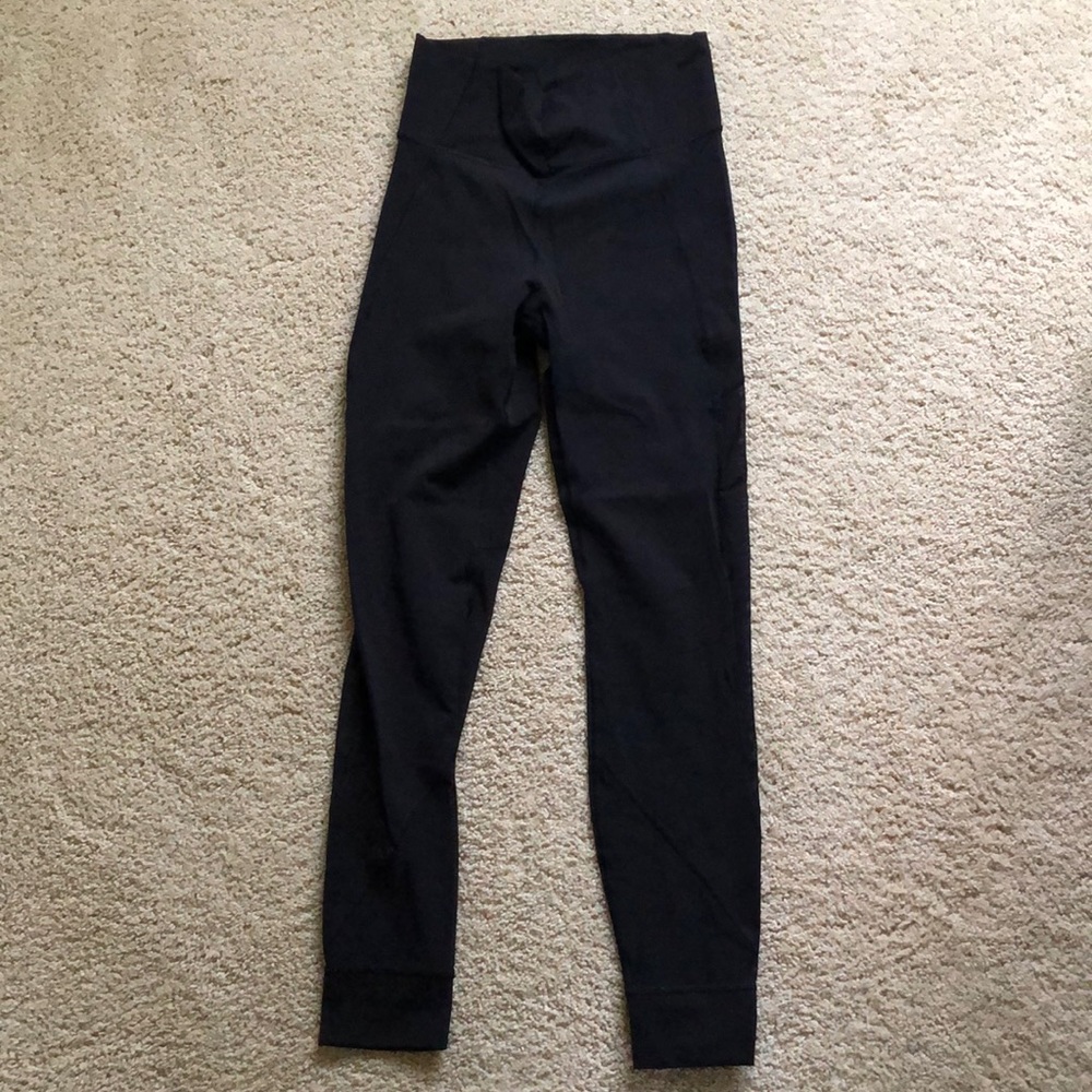 Lululemon leggings with mesh detail